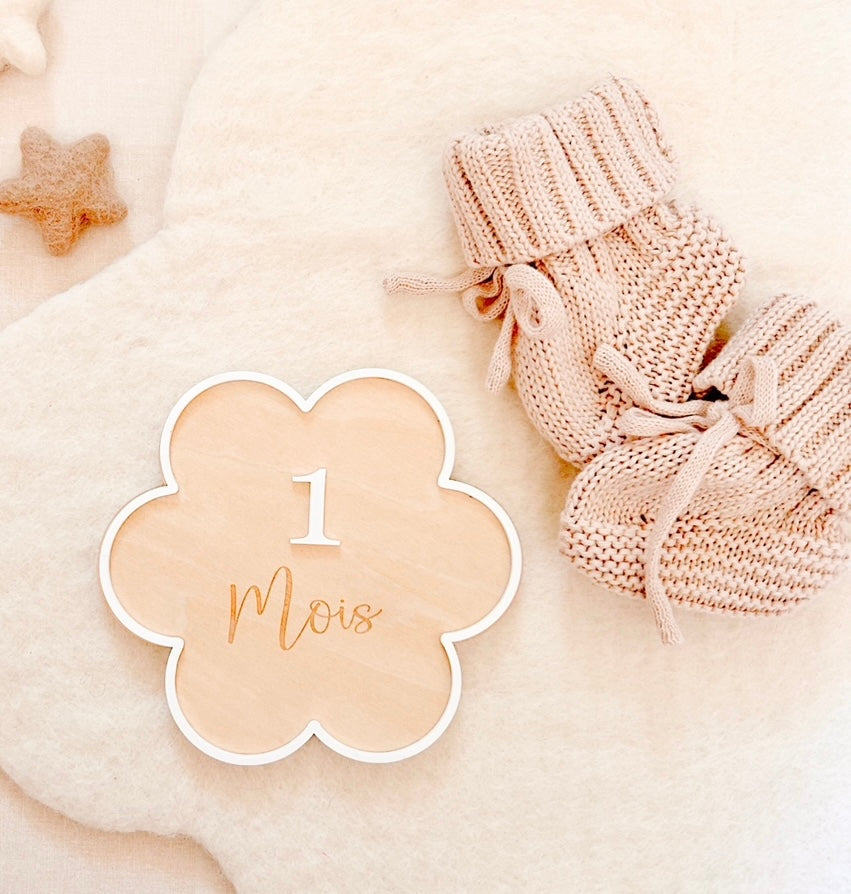 Cartes Etapes Fleurs en bois Bee Bohème