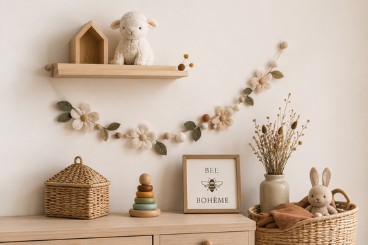 Pourquoi choisir la laine feutrée pour décorer une chambre d'enfant ?