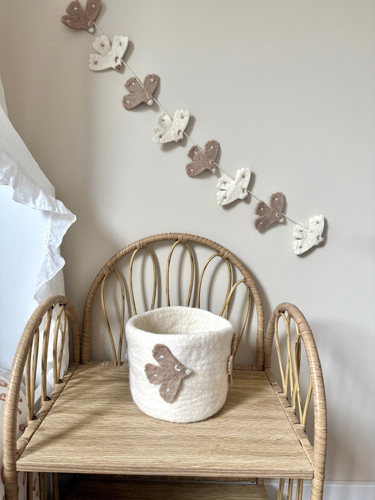 Panier oiseaux Bee Bohème